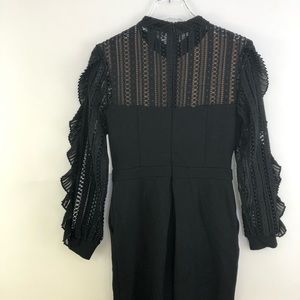 french connection patricia lace jumpsuit